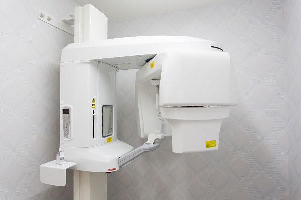 CT室より正確な治療を行うための歯科用CTです。
